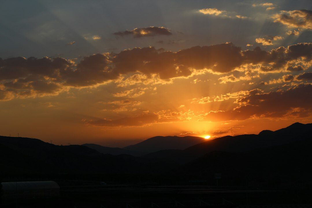 sunrise after storm